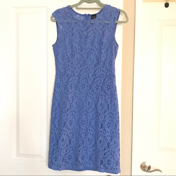 Periwinkle Lace Dress (from Saks Fifth Avenue) - Picture 1 of 4
